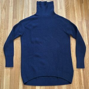 J Crew cotton cashmere drop hem sweater, size: XXS